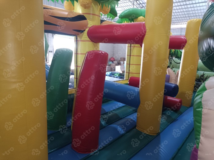 Надувной батут модель «Радуга парк 3»  15*12*8 м