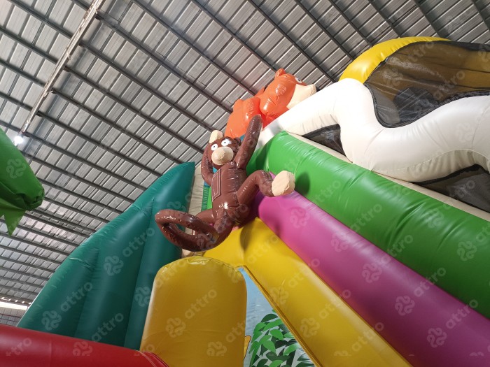 Надувной батут модель «Радуга парк 3»  15*12*8 м