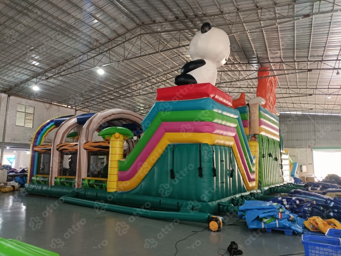 Надувной батут модель «Радуга парк 3»  15*12*8 м