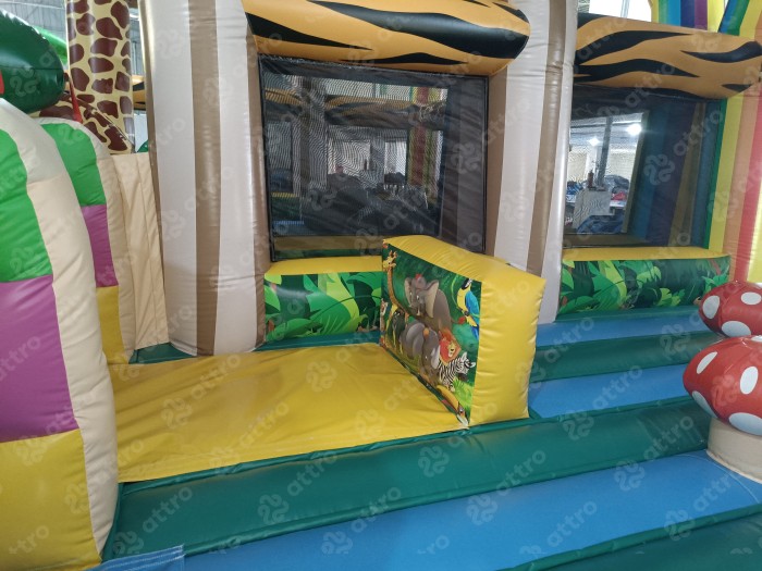 Надувной батут модель «Радуга парк 3»  15*12*8 м