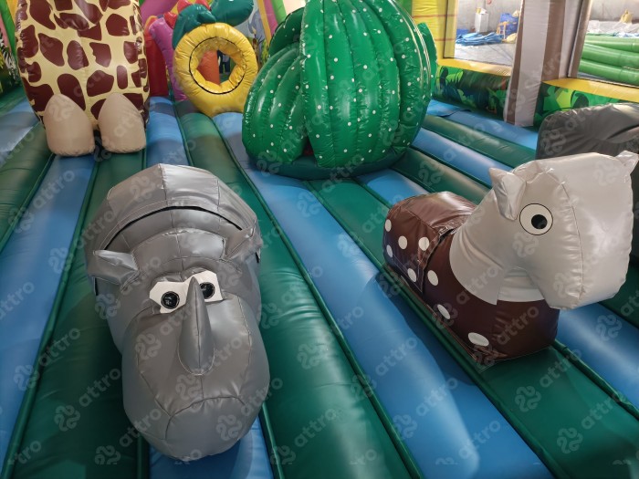 Надувной батут модель «Радуга парк 3»  15*12*8 м