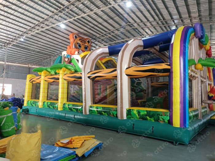 Надувной батут модель «Радуга парк 3»  15*12*8 м