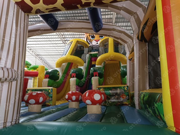 Надувной батут модель «Радуга парк 3»  15*12*8 м