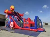 Надувная горка "Иронмэн" 17*10*14 м