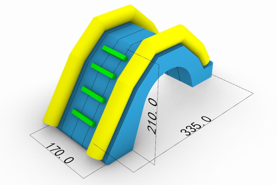 Лестница для бассейна в надувной аквапарк