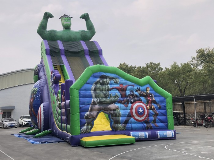 Надувная горка "Халк" 17*10*14 м