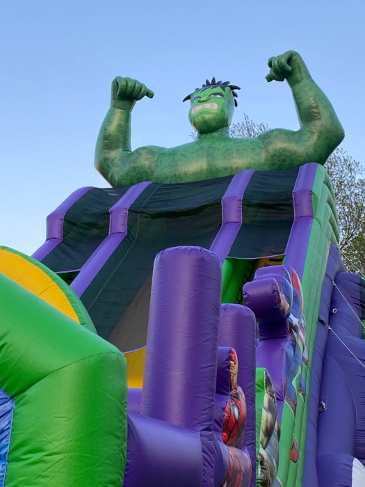 Надувная горка "Халк" 17*10*14 м