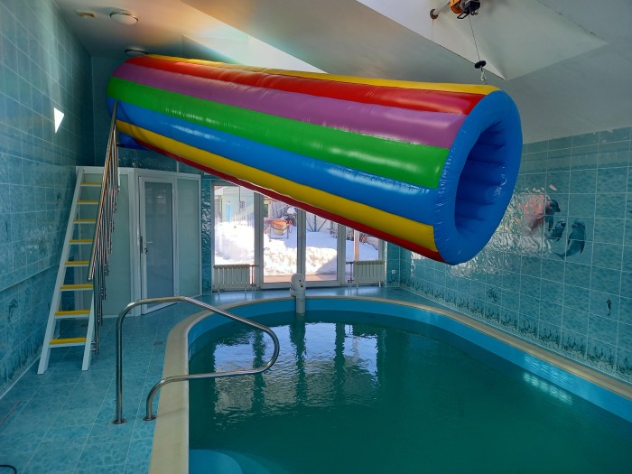 Надувная горка-труба 5,5 м