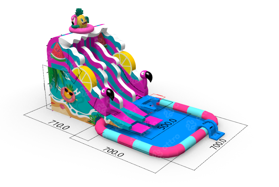 Надувной аквапарк 