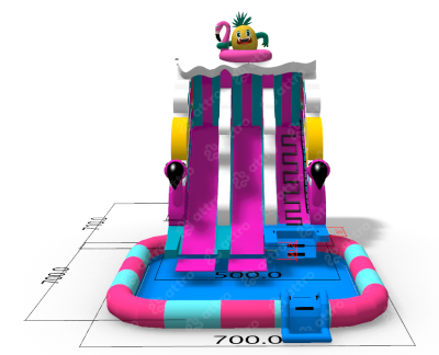 Надувной аквапарк "Фламинго" 11*7*7,5 м
