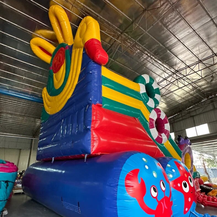 Надувной аквапарк "Зайчик" 17,5*10*10,5 м 