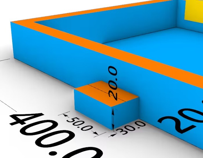 Надувной аквапарк "В поисках рыбки" 6*4*4,6 м