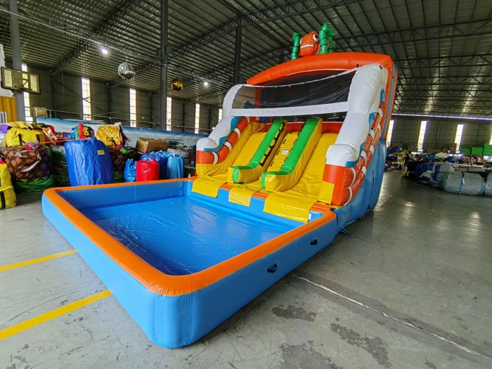 Надувной аквапарк "В поисках рыбки" 6*4*4,6 м