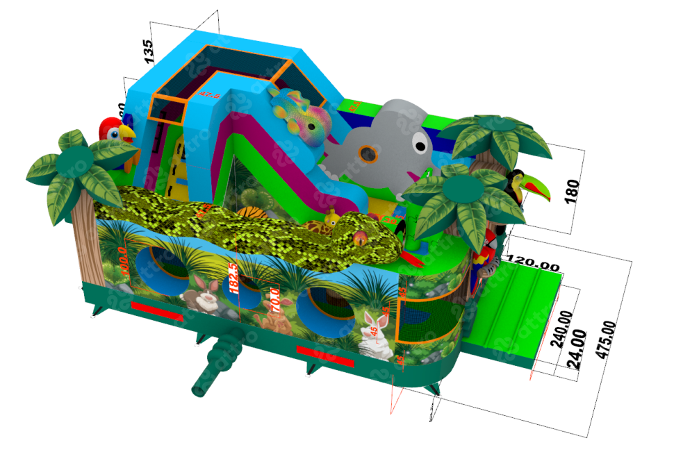 Надувная горка 