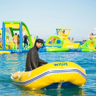 Модуль аквапарка "Лодка для обслуживания" 3*1,5*0,6 м