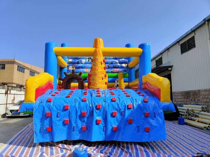 Надувной аквапарк "Джунгли пиратские" 17,5*17*8,6 м 