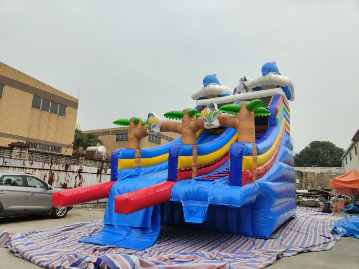 Надувной аквапарк "Джунгли пиратские" 17,5*17*8,6 м 