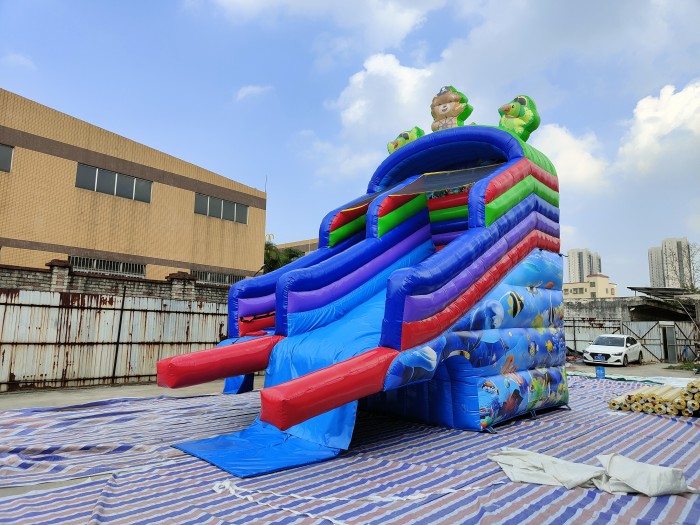 Надувной аквапарк "Джунгли пиратские" 17,5*17*8,6 м 