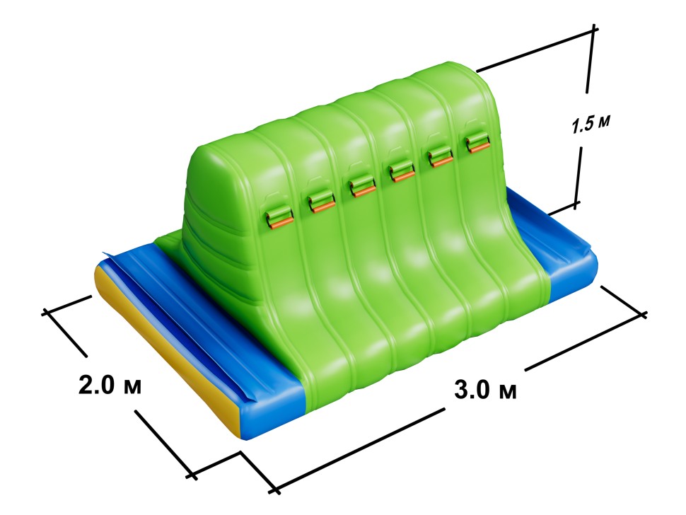 Полоса препятствий на воде 