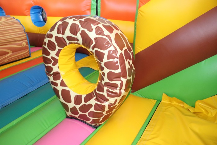 Надувная горка "Мото-Мото" 15*9*4 м