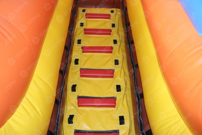 Надувная горка "Мото-Мото" 15*9*4 м