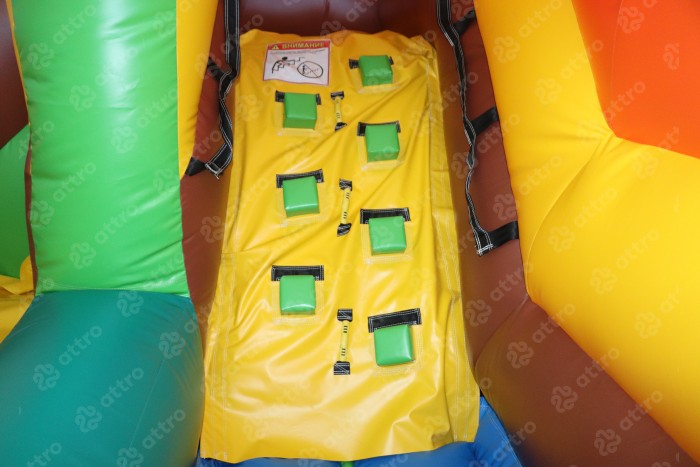 Надувная горка "Мото-Мото" 15*9*4 м