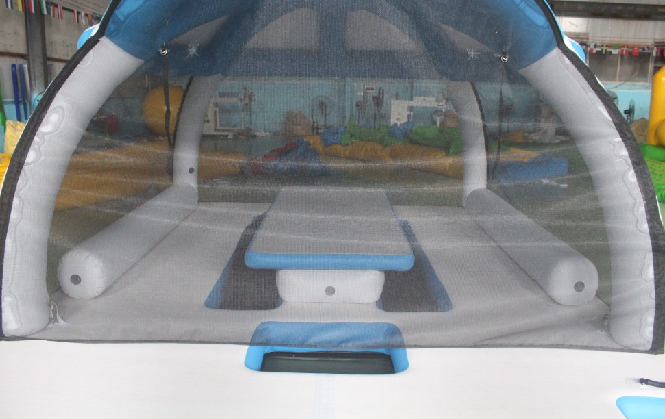 Надувная палатка на воду  4,8*3,4*2,5 м