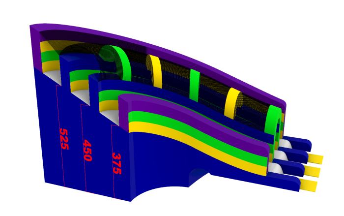 Надувной аквапарк "Яркий" 33*33*7,9 м