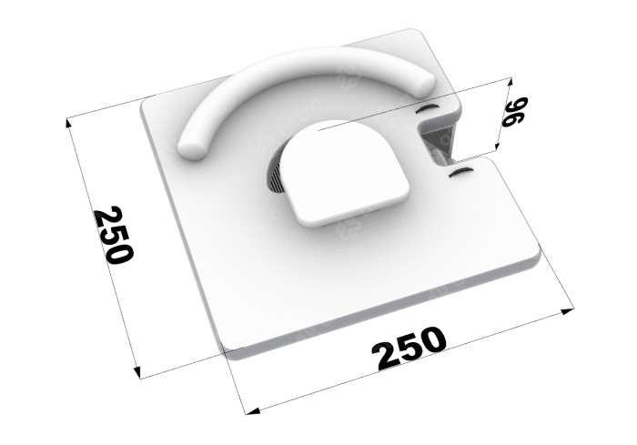 Надувная зона отдыха с шезлонгом 4,5*2,5*1 м