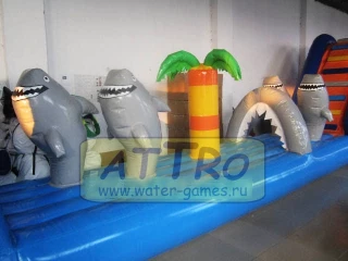 Полоса препятствий на воде Акула ATTRO OC12