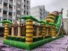 Надувной батут с горкой "Джунгли" 16,5*11*9,3 м