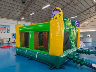 Надувной батут "Вулканозавр" 3,6*3,5*2,5 м