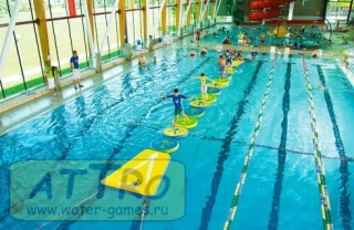 Надувная водная дорожка 10*1,5*0,15 м
