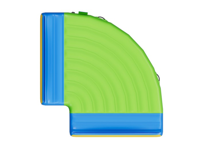 Элемент аквапарка "Угловой соединитель" 2,5*2,5*0,3 м