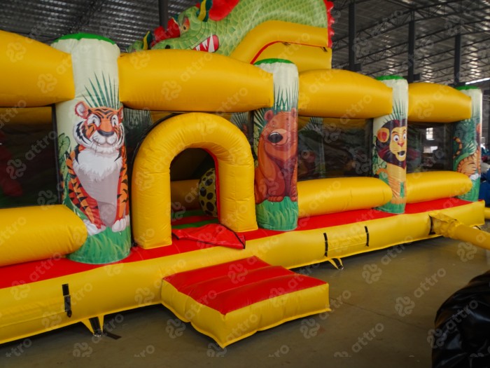 Надувной батут "Саванна" 14*7*7,5 м