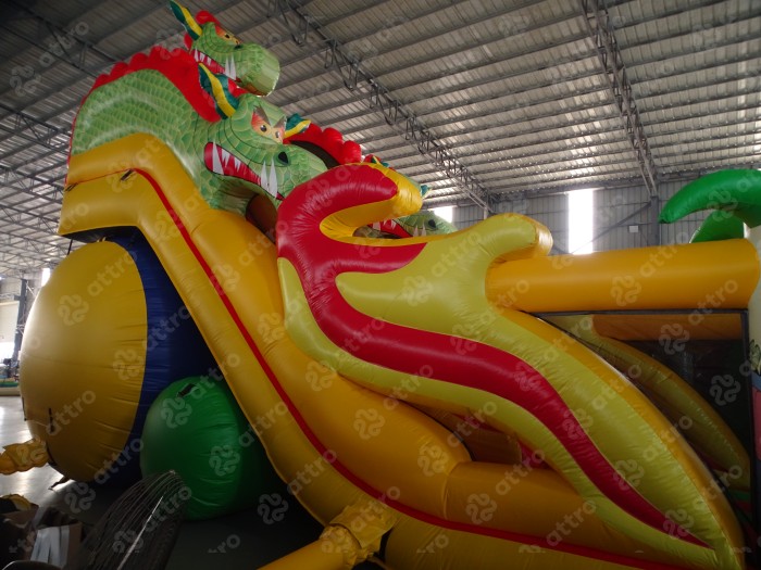 Надувной батут "Саванна" 14*7*7,5 м