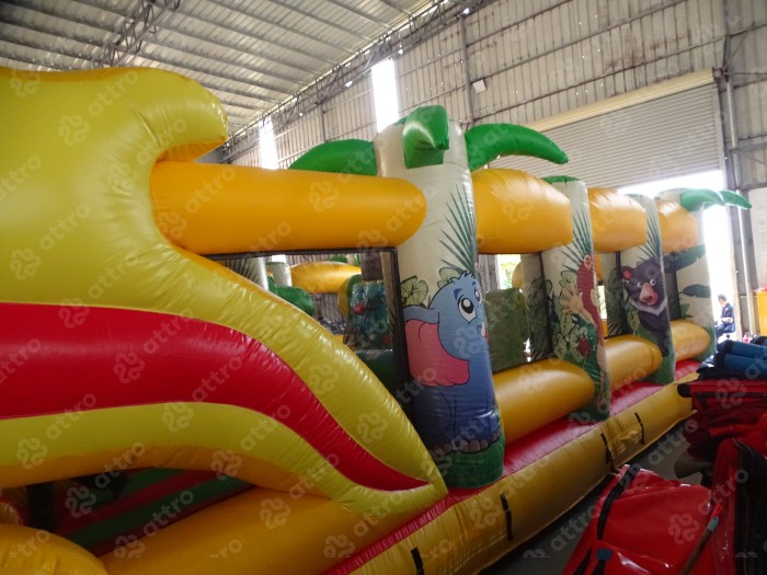 Надувной батут "Саванна" 14*7*7,5 м