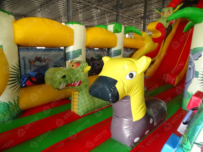 Надувной батут "Саванна" 14*7*7,5 м