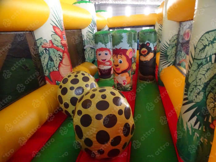 Надувной батут "Саванна" 14*7*7,5 м