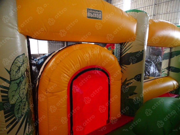 Надувной батут "Саванна" 14*7*7,5 м