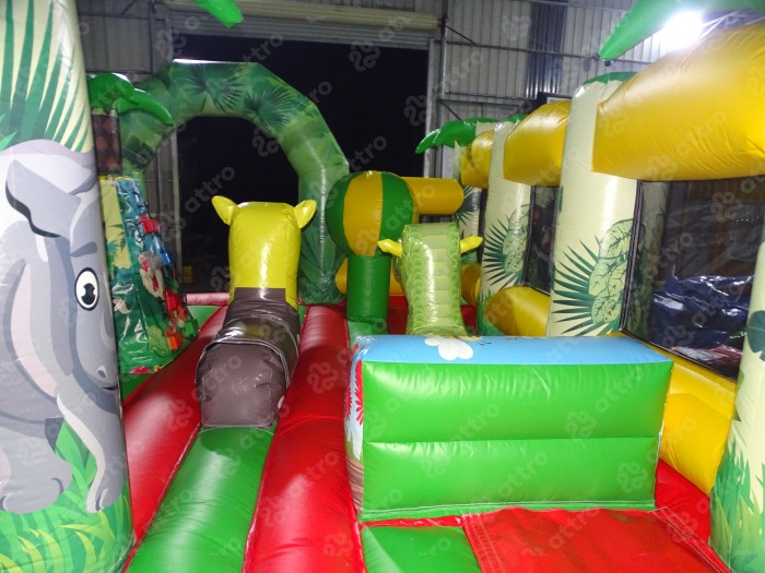 Надувной батут "Саванна" 14*7*7,5 м