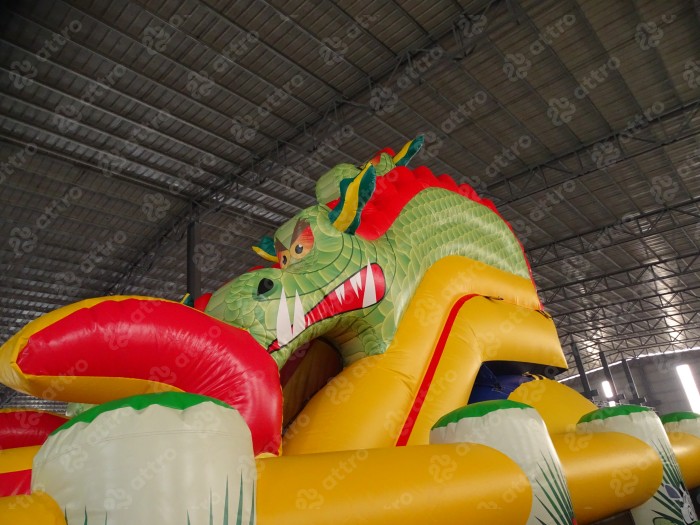 Надувной батут "Саванна" 14*7*7,5 м