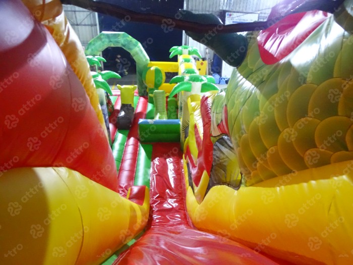 Надувной батут "Саванна" 14*7*7,5 м