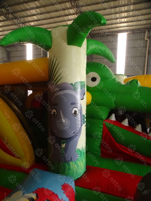 Надувной батут "Саванна" 14*7*7,5 м