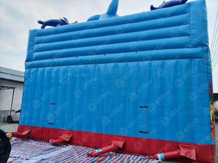 Надувной батут "Подводный мир" 19*9*8 м