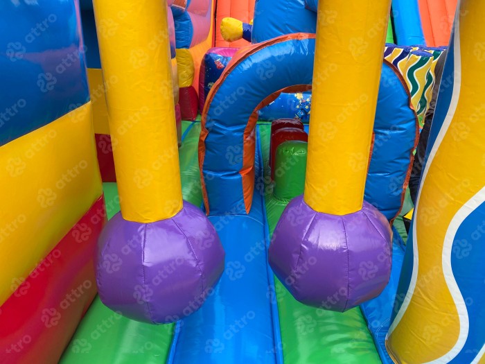 Надувной батут "Подводный мир" 19*9*8 м