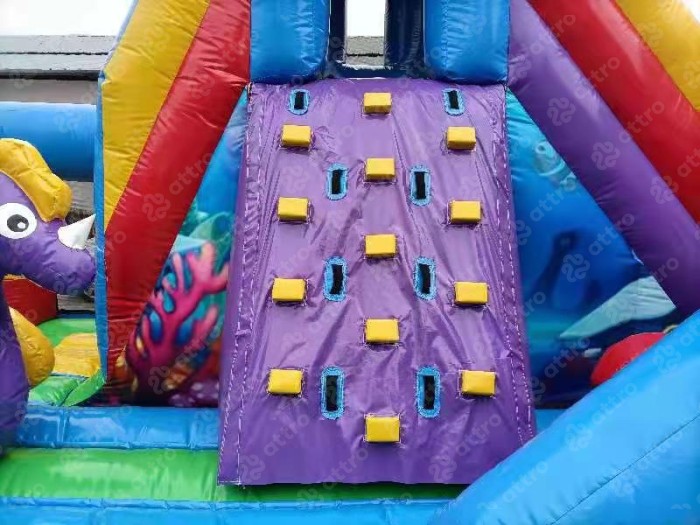 Надувной батут "Подводный мир" 19*9*8 м