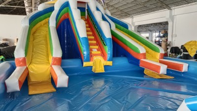Надувной аквапарк "Осьминожка" 9*7,5*6 м