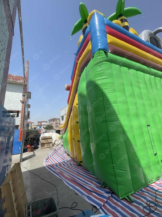 Надувной аквапарк "Бегемотик Мотя" 17,5*10*8,1 м