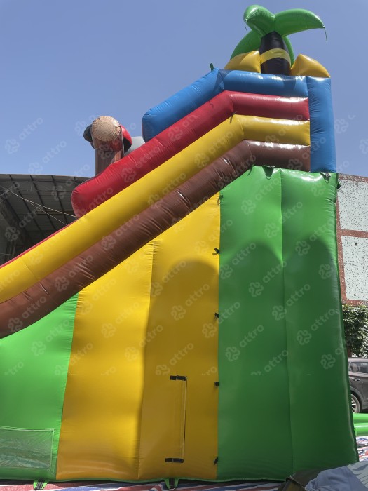 Надувной аквапарк "Бегемотик Мотя" 17,5*10*8,1 м